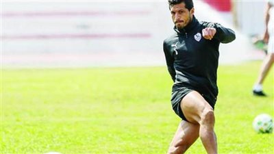 تدريبات تأهيليلة لطارق حامد و السعيد ..وعواد يشارك فى مران الحراس