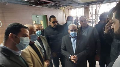 محافظ بورسعيد يتفقد أعمال إنشاء مبني الجناح البحري بمستشفي السلام الدولي