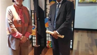 سفيرة مصر لدى موريشيوس تلتقي الرئيس الحالي لمجلس أعمال تجمع الكوميسا