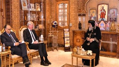 البابا تواضروس يستقبل السفير الإيطالي 