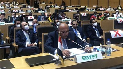 شكري يلقي مُداخلة حول السلم والأمن في القارة بقمة الاتحاد الأفريقي 35