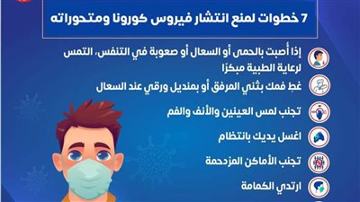 الصحة تكشف 7 خطوات لمنع انتشار فيروس كورونا ومتحوراته