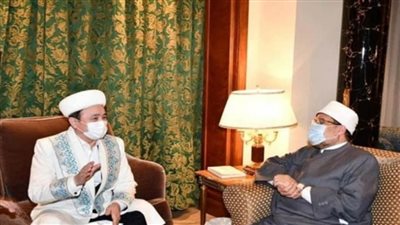 وزير الأوقاف يستقبل نائب مفتي كازاخستان (صور)