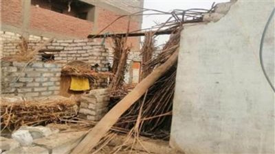 مصرع طفلتين وإصابة جدتهما في انهيار منزل بسوهاج