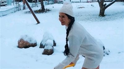 تحت الثلوج.. لاميتا فرنجية تُبهر متابعيها 