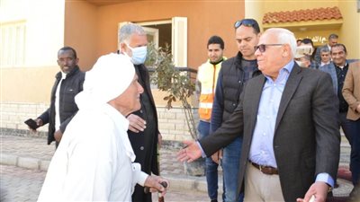 محافظ بورسعيد يتفقد مشروع الاسكان بمدينة بورسعيد الجديدة