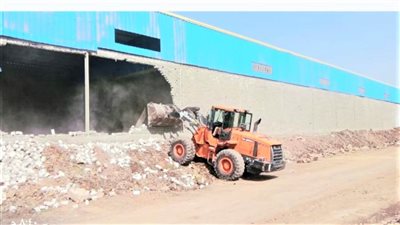 حملات مكثفة لإزالة التعديات على الأراضي الزراعية بالغربية