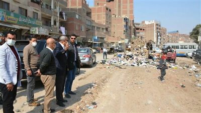  محافظ القليوبية يتابع منظومة النظافة
