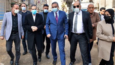 محافظ الغربية يتفقد كورنيش المحلة وأعمال الرصف بالمحلة الكبرى