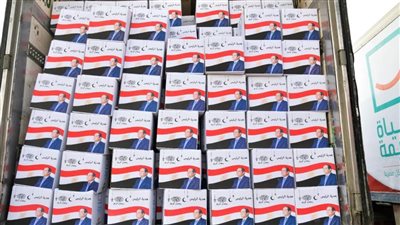 محافظ الغربية يتفقد أكبر قافلة للمساعدات الاجتماعية بزفتى ..200ألف كرتونة مواد غذائية هدية الرئيس لأهالي الغربية