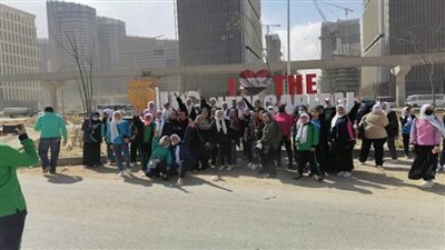 جهاز مدينة القاهرة الجديدة ينظم زيارة لوفد طلابي للعاصمة الإدارية الجديدة 