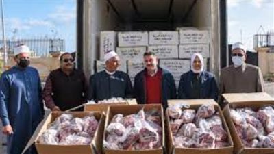 توزيع 2 طن لحوم على 2000 أسرة بالاسكندرية