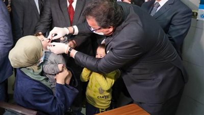 د. خالد عبد الغفار يطلق الحملة القومية المجانية للتطعيم ضد مرض شلل الأطفال (صور)