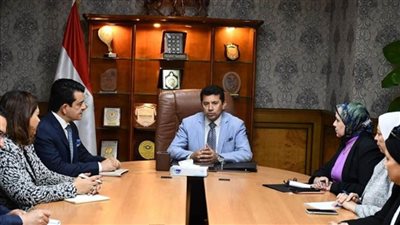 وزير الرياضة يبحث التعاون في تنفيذ فاعليات عام الإيسيسكو للشباب (صور)