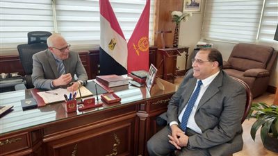 محافظ بورسعيد يستقبل السكرتير العام الجديد لمحافظة بورسعيد