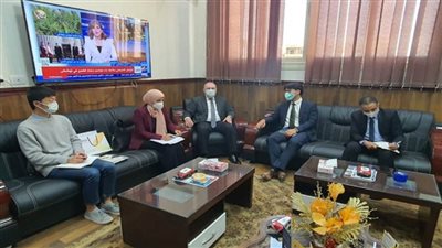 رئيس جامعة بني سويف التكنولوجية يستقبل مدير الوكالة الكورية للتعاون الدولي والوفد المرافق له