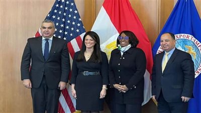 وزيرة التعاون الدولي تلتقي رئيس بنك التصدير والاستيراد الأمريكي في واشنطن (صور)