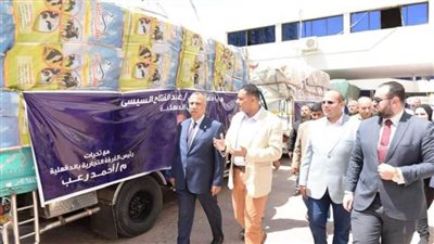 محافظ الدقهلية: 7600 كرتونة مواد غذائية لتوزيعها على الأسر الأولى بالرعاية
