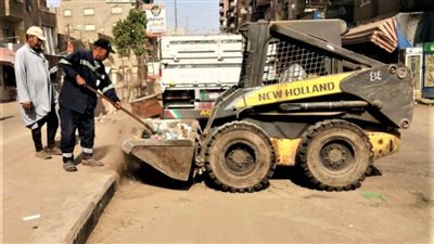 استمرار حملات النظافة في سمنود والسنطة وحي ثان المحلة الكبرى (صور)