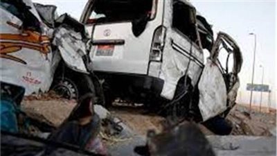 إصابة 7 أشخاص في حادث تصادم سيارتين ميكروباص بالهرم  