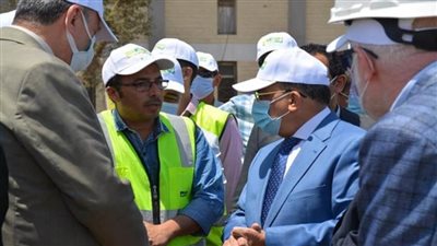 وزير التنمية المحلية ومحافظ القاهرة يتابعان سير منظومة العمل في مصنع السلام لمعالجة المخلفات البلدية الصلبة (صور)