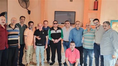 خيرالله في زيارة لنادي زفتي الرياضي لمناقشة اوضاع الانشطة الرياضية