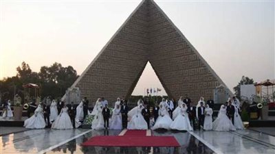 المنطقة المركزية العسكرية تنظم حفل زفاف جماعى لـ 100 شاب وفتاة