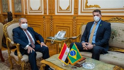 وزير الإنتاج الحربي يبحث مع الوزير الوطني للمنتجات الدفاعية البرازيلية سبل تعزيز التعاون المشترك (صور)