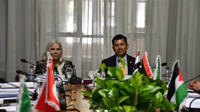 وزير الرياضة يترأس اجتماع المكتب التنفيذي لمجلس وزراء الشباب والرياضة العرب (صور)