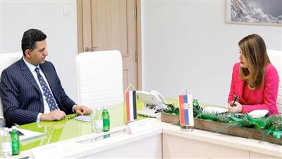 سفير مصر بصربيا يبحث آفاق التعاون في مجالات التجارة والسياحة والاتصالات