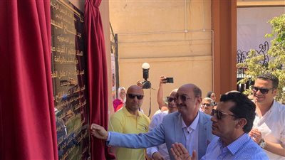 وزير الشباب والرياضة ومحافظ بورسعيد يفتتحان مركز شباب بورفؤاد عقب تطويره