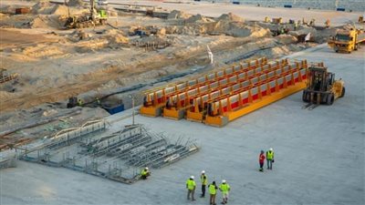 محطة «تحيا مصر» بميناء الإسكندرية تستقبل الدفعة الأولى من أوناش الساحة (صور)