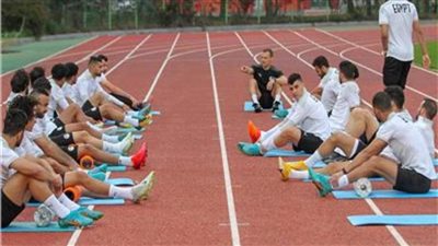 منتخب مصر يؤدي تدريباته استعدادًا لمواجهة كوريا الجنوبية