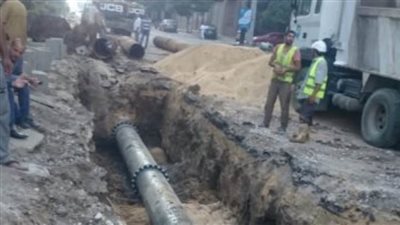 انقطاع المياه عن عدة مناطق بالجيزة لمدة 6 ساعات