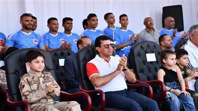 وزير الشباب يطلق فعاليات النسخة الثانية من المهرجان الرياضي بالجلالة للاحتفال بذكري 30 يونيو (صور)