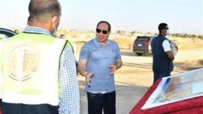 الرئيس السيسي يتفقد تطوير كورنيش المقطم والمحاور المؤدية إلى الهضبة
