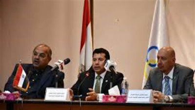 هشام حطب يبحث تعاون مصر الدائم بكل الألعاب مع وزير الرياضة الجزائري