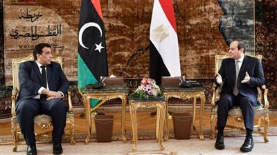 السيسي والمنفي يتفقان على ضرورة إجراء انتخابات ليبية لتسوية الوضع الحالي
