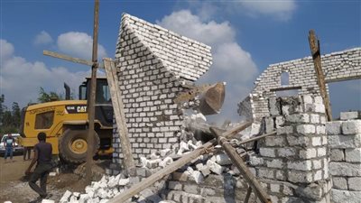 محافظ بورسعيد:إزالة بناء مخالف علي مساحة١٢٠م في جمعية بورسعيد الزراعية