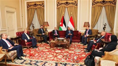 جلسة مشاورات مصرية أردنية موسعة بحضور وزراء من البلدين