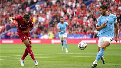 صلاح يصنع في تقدم ليفربول على حساب مانشستر سيتي بالدرع الخيرية