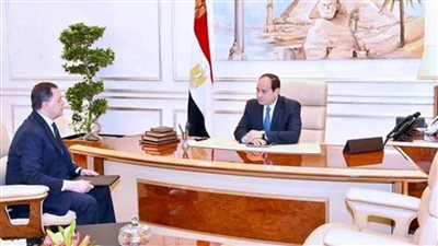 الرئيس السيسي يجتمع مع وزير الداخلية