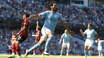 مانشستر سيتي يتقدم على بورنموث بثلاثية في الشوط الأول بالبريميرليج