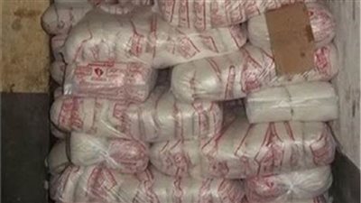 ضبط 40 طن سكر قبل بيعه بالسوق السوداء بالقليوبية 