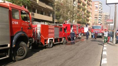 الصحة: الدفع بـ 37 سيارة إسعاف لموقع حادث حريق كنيسة الشهيد أبوسيفين بإمبابة