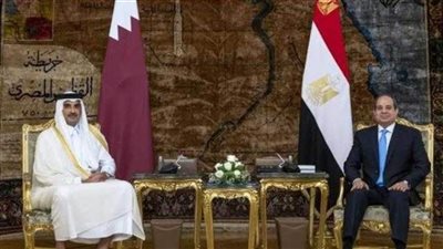 أمير قطر يعزي الرئيس السيسي في ضحايا حريق كنيسة أبو سيفين