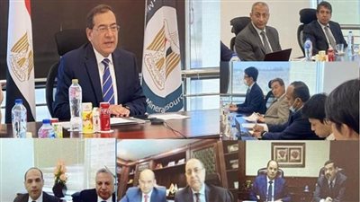 وزير البترول يبحث مع وفد تويوتا اليابانية الدراسة المبدئية لإنتاج الأمونيا الزرقاء منخفضة الكربون (صور)