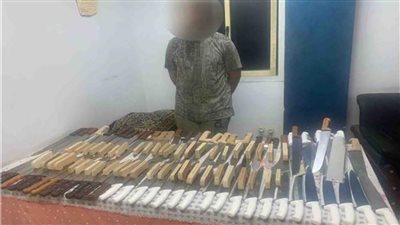 ضبط ورشة لتصنيع الأسلحة البيضاء بالزاوية الحمراء  