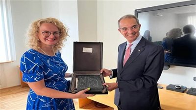 وزير الاتصالات يلتقي وزيرة الاقتصاد والإبداع بليتوانيا لبحث التعاون في مجال التحول الرقمي (صور)