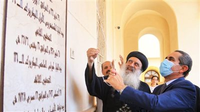 محافظ الغربية ومطران طنطا يفتتحان كنيسة ماري جرجس ببرما
